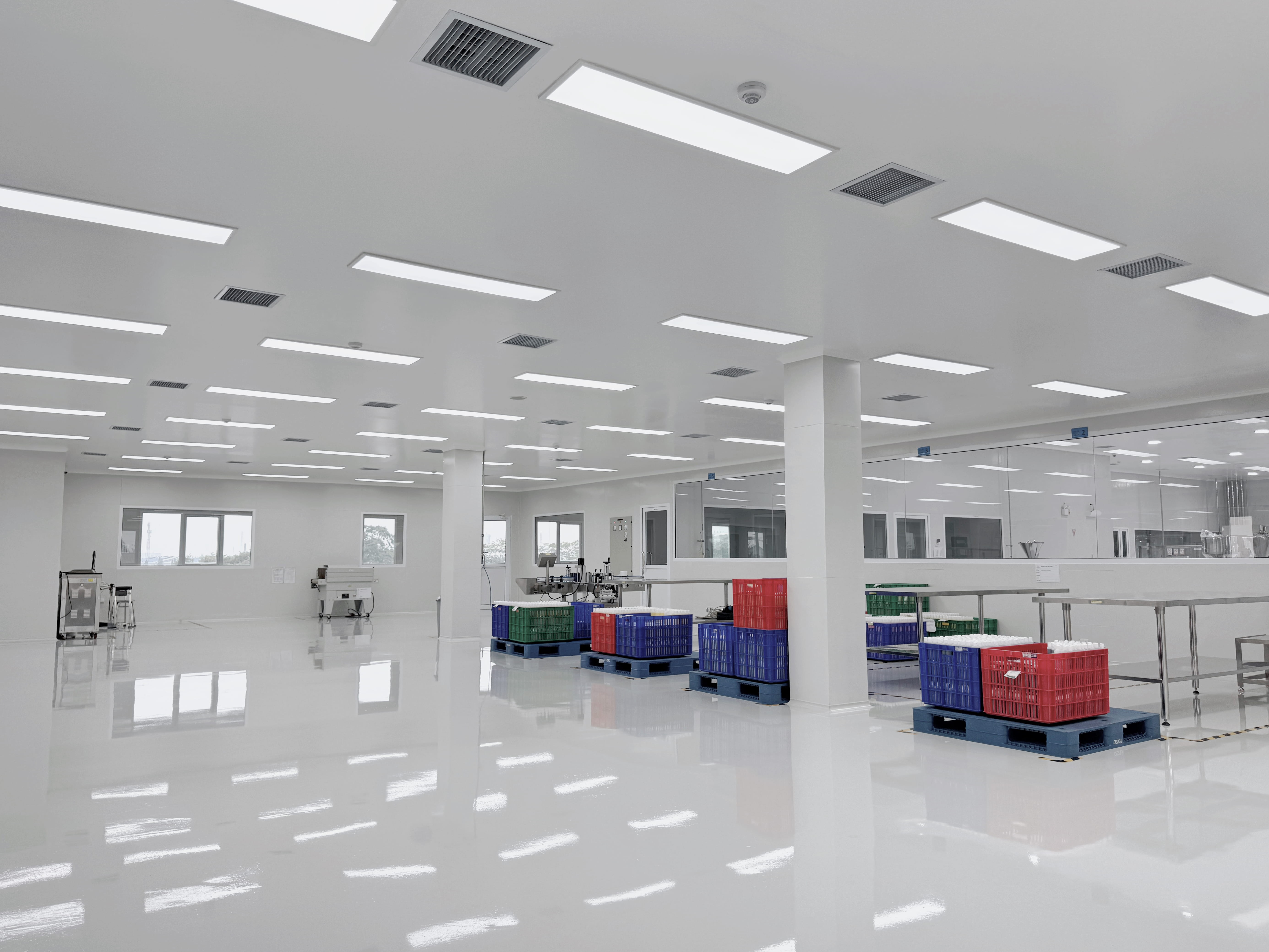 Filling, packing and warehousing
